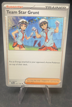 Team Star Grunt - Pokemon TCG - Scarlet Violet - Misprint Miscut Squared Corners - Image 1
