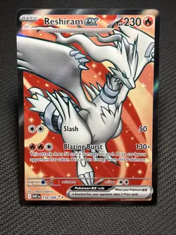 Pokemon TCG White Flare 158/086 Reshiram Ex Full Art Ultra Rare - NM - Image 1
