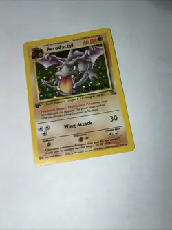 Pokemon TCG Aerodactyl (Prerelease) 1st Edition 01/62 - Image 4
