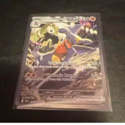 Pokemon TCG Cynthia's Garchomp ex Sv10 Destined Rivals 232/182 Full Art Holo EN - Image 1