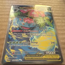 Mega Venusaur EX 155/132 Evolutions Secret Rare Full Art Holo - Image 1
