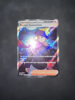 Parasol Lady, Morty's Conviction & Geeta Pokemon Full Art Trainer HOLO Lot - Image 5
