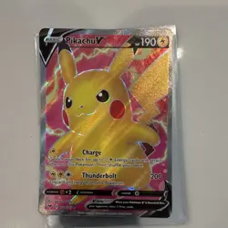 The Pokemon Company Pikachu V Full Art Holo Ultra Rare 170/185 Vivid Voltage - Image 1