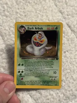 2000 Pokemon Team Rocket Holo #2 Dark Arbok - Image 1
