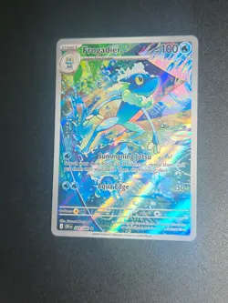 POKEMON - FROGADIER 089/086 - CHAOS RISING - ILLUSTRATION RARE - Image 1
