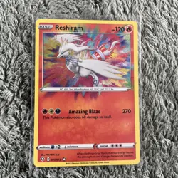 Pokemon TCG Reshiram 017/072 Shining Fates Amazing Rare Holo 2021 - Image 1
