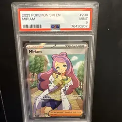2023 POKEMON SVI EN-SCARLET & VIOLET ULTRA RARE #238 MIRIAM PSA 9 - Image 1