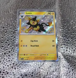 Pokemon TCG Luxio 136/091 Scarlet & Violet Paldean Fates Shiny Rare Pack Fresh - Image 1