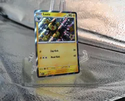 Pokemon TCG Luxio 136/091 Scarlet & Violet Paldean Fates Shiny Rare Pack Fresh - Image 4