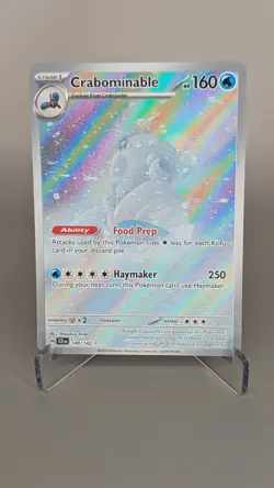 Crabominable 149/142 - Pokemon Sv07: Stellar Crown Illustration Rare (NM/M) - Image 1