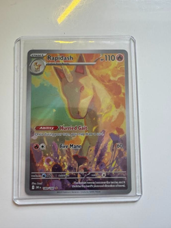 Pokemon TCG Rapidash 189/182 Sv10: Destined Rivals Holo IR (Really clean) - Image 1