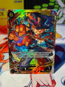 Sabo OP07-118 English - NEAR MINT - Condition -One Piece CCG TCG PACK FRESH - Image 1