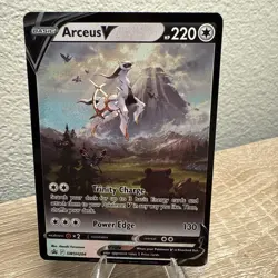 Pokemon TCG Arceus v SWSH204 Black Star Promo Alternate Art NM/M Condition - Image 3