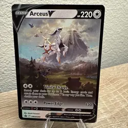 Pokemon TCG Arceus v SWSH204 Black Star Promo Alternate Art NM/M Condition - Image 4