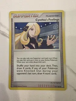 Cynthia's Feelings - (Cosmos Holofoil) 131/146 Pokemon Legends Awakened Holo LP - Image 1