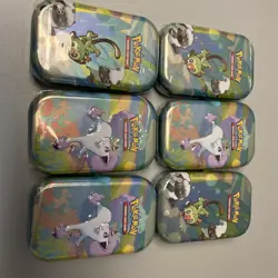 Lot of 6 H24 Pokemon Collectors Galar Pals Mini Tins SEALED - Image 1