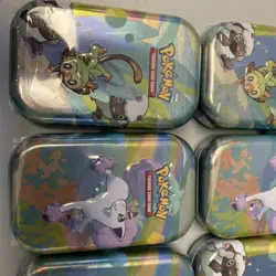 Lot of 6 H24 Pokemon Collectors Galar Pals Mini Tins SEALED - Image 2