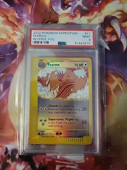 2002 Pokemon Expedition Fearow #45 Reverse Foil 45/165 PSA 9 New Cert - Image 1