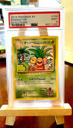 2016 Pokemon XY Evolutions Exeggutor #109 PSA 9 - Image 1