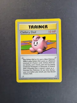 Clefairy Doll 70/102 Pokemon TCG Base Set Shadowless Regular Rare LP - Image 2