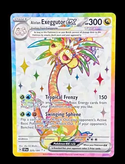 Pokemon Alolan Exeggutor Ex #225/191: SV Surging Sparks (Read Description) 🔥 - Image 2