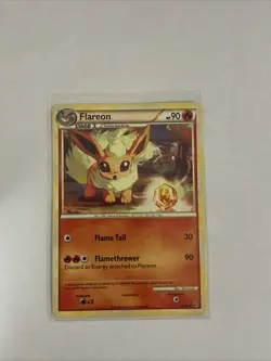 Pokemon TCG Flareon Undaunted 26/90 Regular Uncommon - Image 1