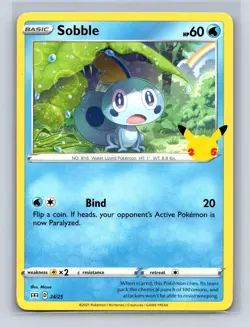 SOBBLE SWSH003 P SWORD & SHIELD PROMO POKEMON NM - Image 1