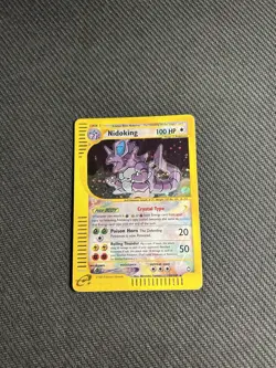Pokemon TCG Nidoking 150/147 Aquapolis Holo MP - Image 3