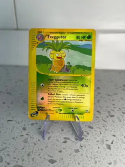 Exeggutor 12/147 REVERSE Holo Aquapolis 2003 Pokemon Card DMG e-Reader WOTC Rare - Image 1