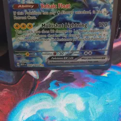 Pokemon Zapdos ex Full Art Holo 202/165 Scarlet & Violet 151 200 HP - Image 3