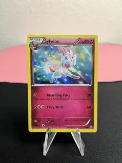 Sylveon 30/30 Pokemon XY Trainer Kit: Sylveon & Noivern Exclusive Holo - Image 1