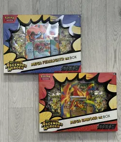 Pokemon TCG Ascended Heroes BUNDLE!!! Feraligatr + Emboar EX Box 🤝🎁 - Image 1