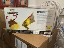 Pokemon TCG Celebrations Pikachu VMAX Premium Figure Collection Box Sealed - Image 2