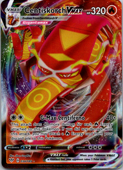 Centiskorch VMAX - 034/189 - Ultra Rare Darkness Ablaze - Pokemon - NM - Image 1