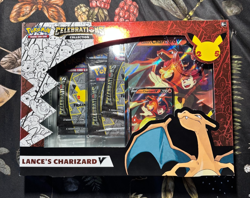 Pokemon TCG Celebrations Collection Lance's Charizard V Box 820650101625 - Image 1