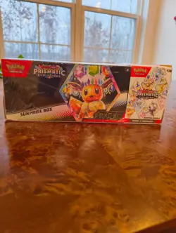Pokemon Prismatic Evolutions Surprise Box And Booster Bundle Sealed - Image 1