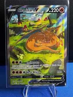 Pokemon TCG Charizard v SWSH260 Sword & Shield Promo NM - Image 1