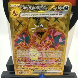 Charizard ex - 228/197 Obsidian Flames Gold Pokemon - SCRATCH - Image 2