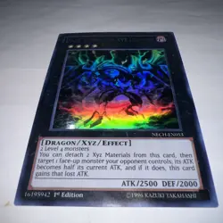 Dark Rebellion Xyz Dragon (Ghost Rare)NECH-EN053 The New Challengers 1st Edition - Image 1