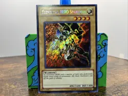 Yu-Gi-Oh! Elemental HERO Sparkman LCGX-EN007 UNLIMITED Secret Rare - Image 2
