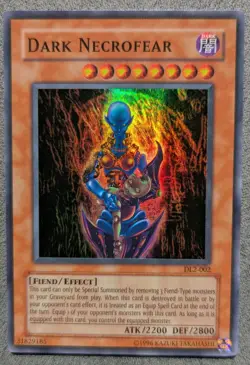 Vtg YUGIOH HOLO LOT OF 4 GAIA,BLUE EYES,DARKNEC, BLACK LUSTER NM+ - Image 5