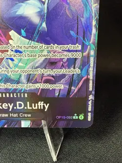 One Piece Monkey.D.Luffy OP15-092 SPECIAL Rare Foil Alt Art 7000 C7 - Image 5