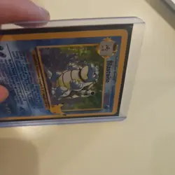 Blastoise 1995 holo 25th Anniversery VG condition POKEMON card - Image 4
