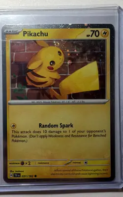 Pikachu - (Cosmo Holo) 051/162 Miscellaneous Cards & Products Holo - Image 1