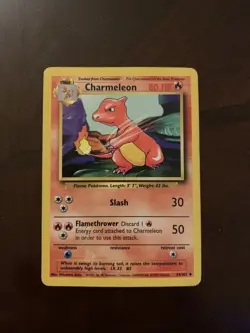 Rare 1995 24/102 Charmeleon Pokemon Card Mint Condition - Image 1