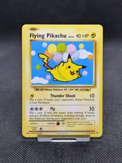 Pokemon Card Flying Pikachu Evolutions Secret Rare 110/108 NM - Image 1