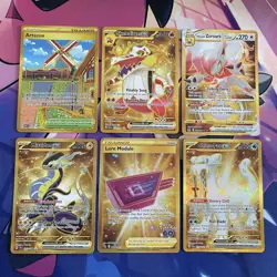 Pokemon TCG | Mixed Sets English Gold Secret Rare X6 Card Bundle - Image 1