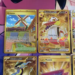 Pokemon TCG | Mixed Sets English Gold Secret Rare X6 Card Bundle - Image 2