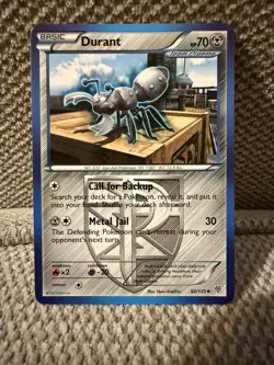 Pokemon Card Durant Plasma Storm 92/135 EXCELLENT Non-Holo Uncommon - Image 1