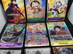 One Piece Card Game Japanese SEC Promo Error Card Lot Luffy Zoro Gear 5 - Image 3